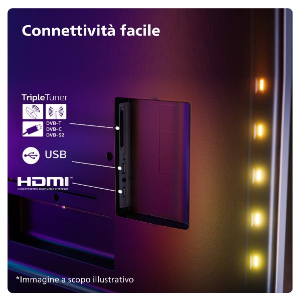 TV Philips 65OLED769/12 Ambilight 65" OLED 4K Ultra HD Smart TV