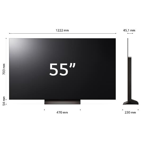 TV LG OLED55C44LA.API 55" OLED EVO C4 4K UHD WEBOS24 BASEC