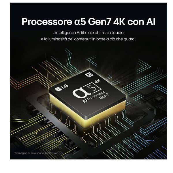 TV LG 75QNED80T6A.API 75" QNED 4K UHD WebOS 24 Colore Blu