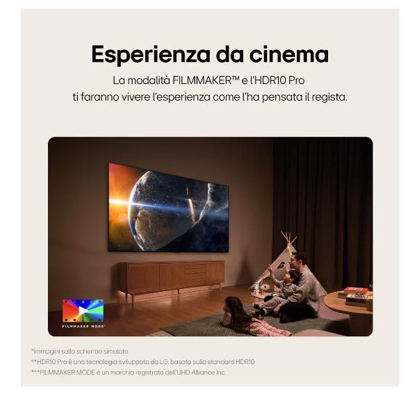 TV LG 75QNED80T6A.API 75" QNED 4K UHD WebOS 24 Colore Blu