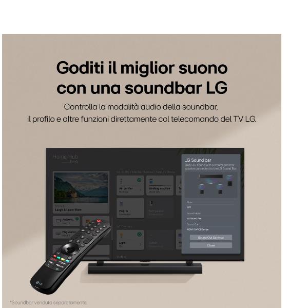 TV LG 75QNED80T6A.API 75" QNED 4K UHD WebOS 24 Colore Blu