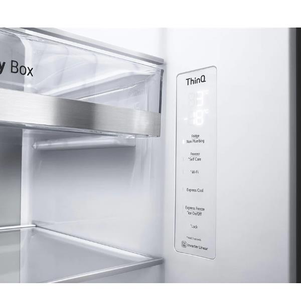 Frigorifero LG GSXV91MCAE Side by Side Classe E Nero InstaVieW