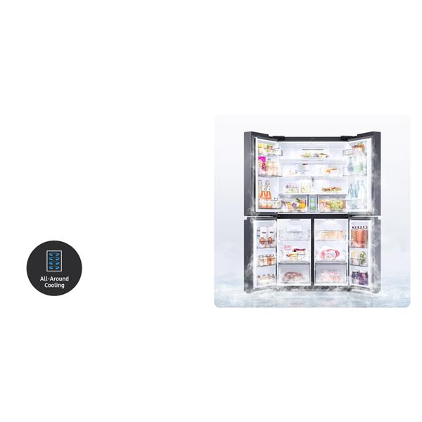 Frigorifero Samsung RF59C70TES9/ES 4 Porte Inox Classe E