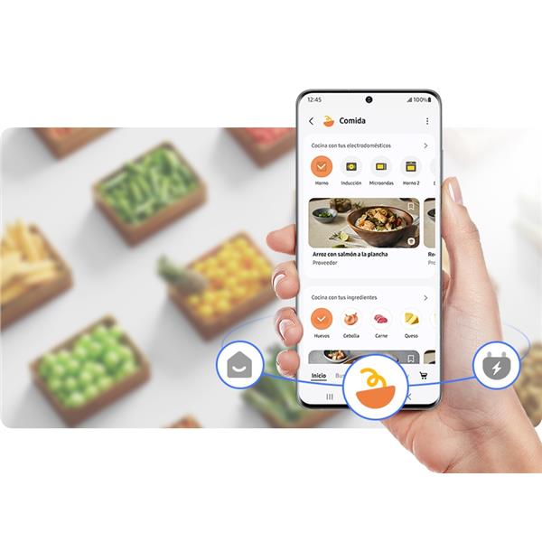 Frigorifero Samsung RF65DG960ESREF 4Porte Classe E Beverage Center 646L