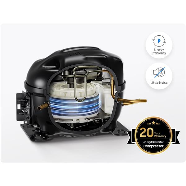 Frigorifero Samsung RB53DG706BS9EF Combinato 75Cm Classe B