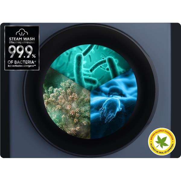 Lavatrice Samsung WW11DG6B85LKU3 Carica Frontale 11Kg Ecodose Classe A