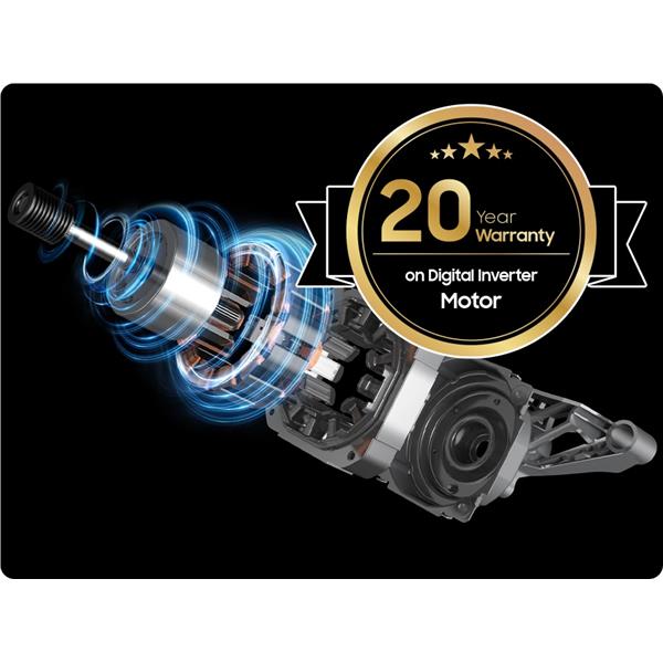 Lavatrice Samsung WW11DB8B95GBU3 11 kg Classe A Nera Autodose Ai Carica Frontale Vapore Digital Inverter