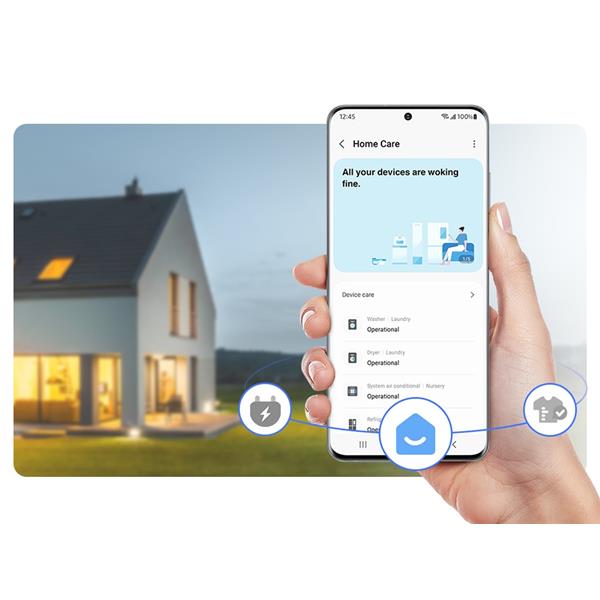 Lavatrice Samsung WW11DB8B95GBU3 11 kg Classe A Nera Autodose Ai Carica Frontale Vapore Digital Inverter