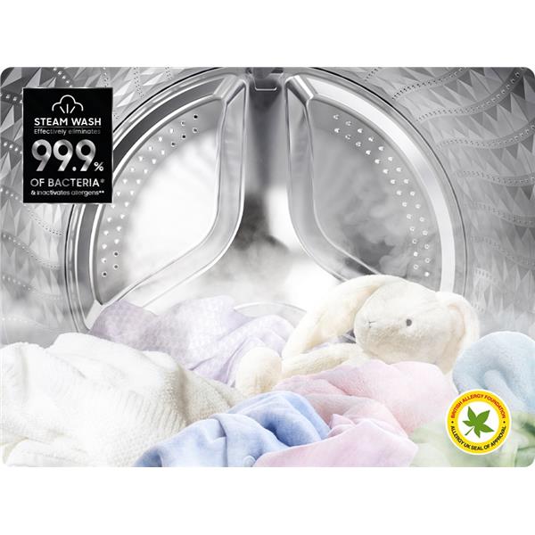 Lavatrice Samsung WW11DB8B95GBU3 11 kg Classe A Nera Autodose Ai Carica Frontale Vapore Digital Inverter