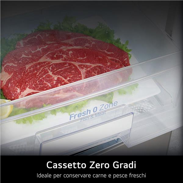 Frigorifero LG GTB744BMBED Doppia Porta Nero Classe E No Frost