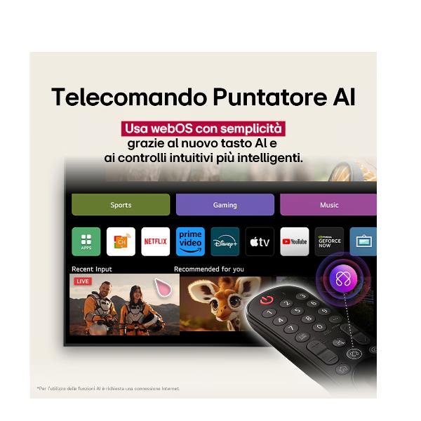 TV LG 55QNED86A6A.API Smart TV 55" 4K Ultra HD Display QNED MiniLED