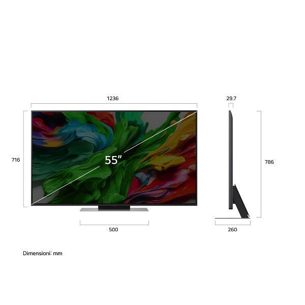 TV LG 55QNED86A6A.API Smart TV 55" 4K Ultra HD Display QNED MiniLED
