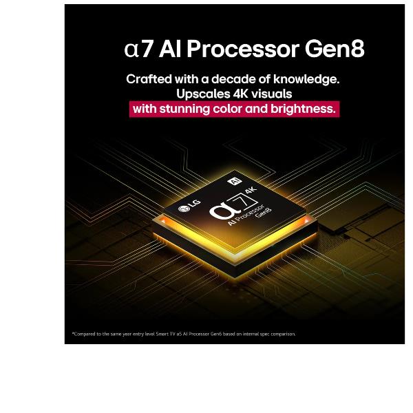 TV LG 75UA75006LA.API 75" UA75 4K Super Upscaling con HDR10 Pro UHD WebOS25 AI