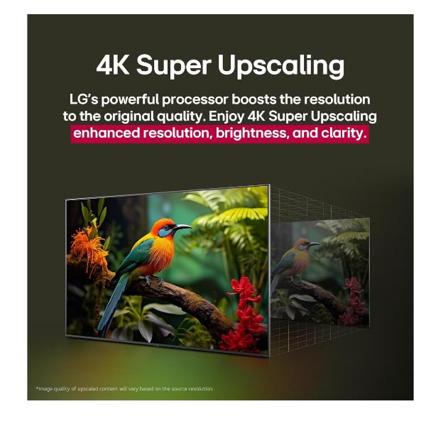 TV LG 75UA75006LA.API 75" UA75 4K Super Upscaling con HDR10 Pro UHD WebOS25 AI