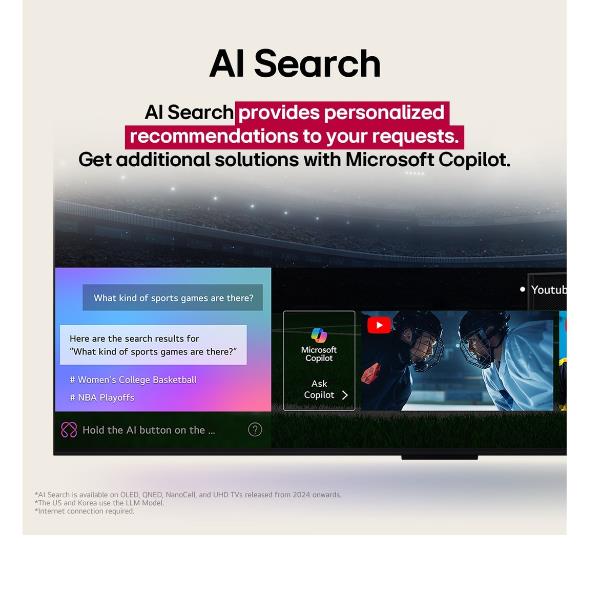 TV LG 75UA75006LA.API 75" UA75 4K Super Upscaling con HDR10 Pro UHD WebOS25 AI