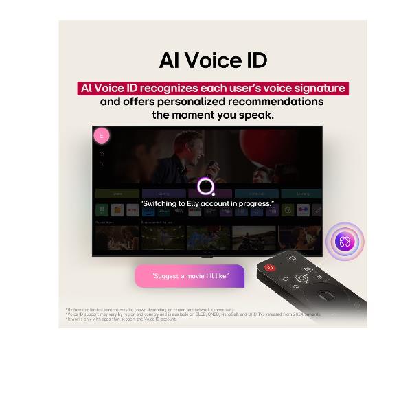 TV LG 75UA75006LA.API 75" UA75 4K Super Upscaling con HDR10 Pro UHD WebOS25 AI