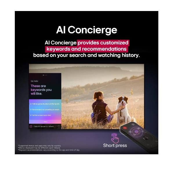 TV LG 43UA75006LA.API 43" 4K Super Upscaling AI UHD WebOS25