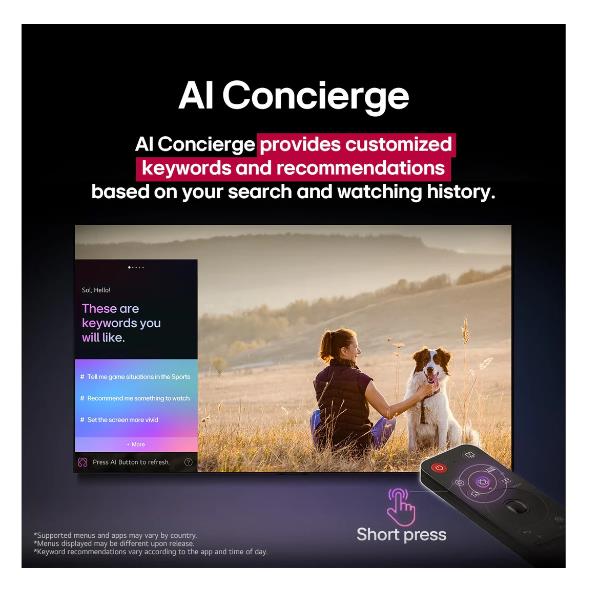 TV LG 55UA75006LA.API 55" 4K Super Upscaling AI LED UHD WebOS Processore a7 Gen8