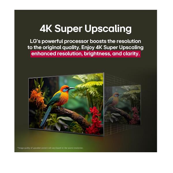 TV LG 55UA75006LA.API 55" 4K Super Upscaling AI LED UHD WebOS Processore a7 Gen8