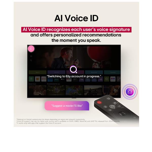 TV LG 55UA75006LA.API 55" 4K Super Upscaling AI LED UHD WebOS Processore a7 Gen8