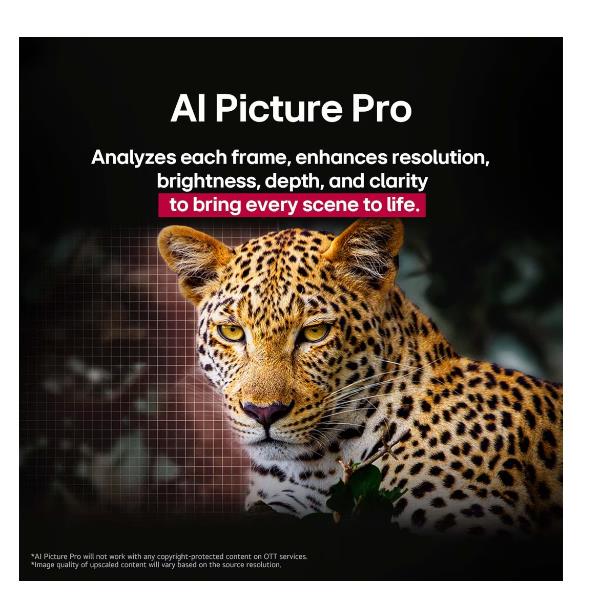 TV LG OLED48G56LS.API 48" Oled EVO G5 4K UHD evo AI 165 Hz Sistema Web OS