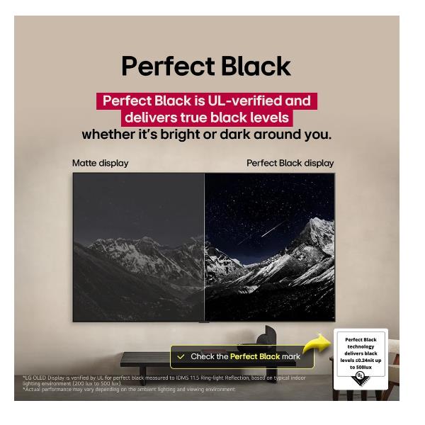 TV LG OLED48G56LS.API 48" Oled EVO G5 4K UHD evo AI 165 Hz Sistema Web OS