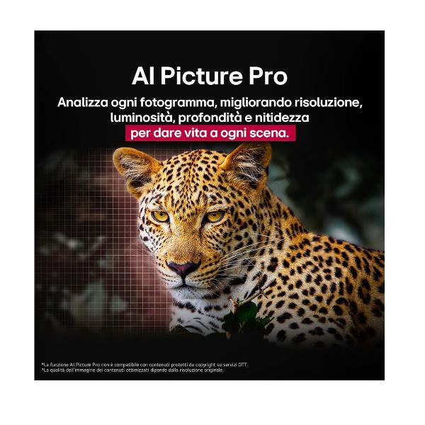 TV LG OLED55G56LS.API 55" OLED EVO G5 4K UHD WebOS2 Processore a11 Gen2 con AI
