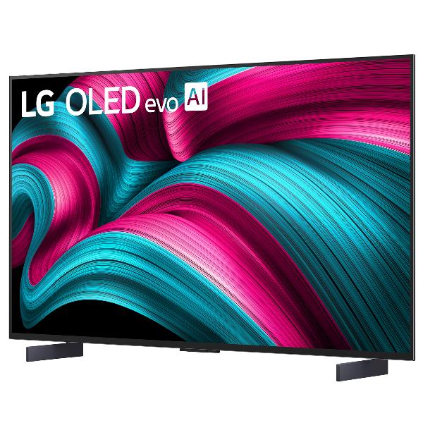 TV LG OLED42C55LA.API 42" OLED EVO 4K UHD WEBOS Processore a9 Gen8 con AI