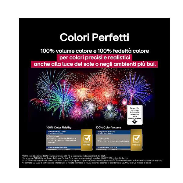 TV LG OLED42C55LA.API 42" OLED EVO 4K UHD WEBOS Processore a9 Gen8 con AI