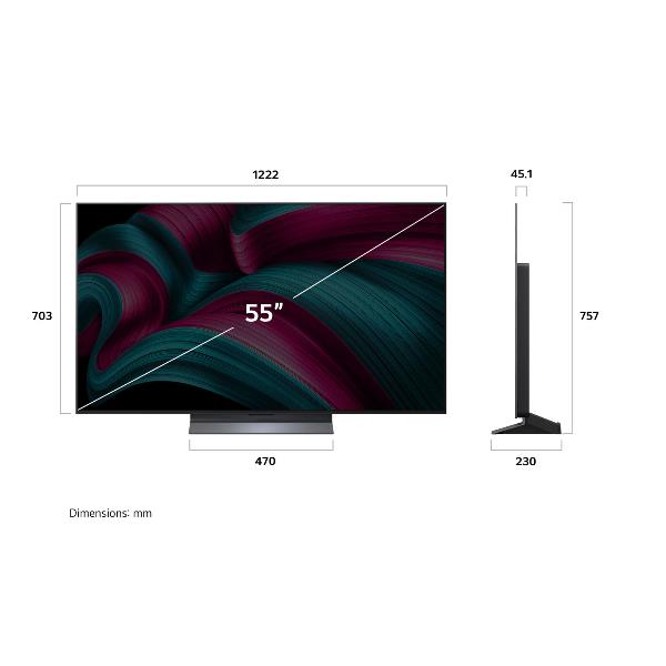 TV LG OLED55C55LA.API 55" OLED EVO AI C5 4K UHD WebOS2