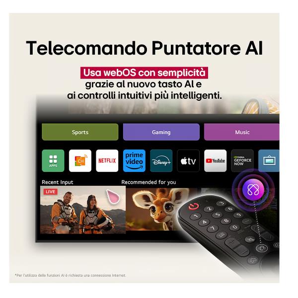 TV LG 50QNED86A6C.API Smart TV 50" 4K Ultra HD Display QNED