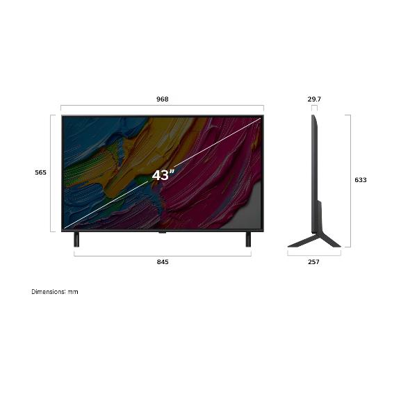 TV LG 43QNED80A6A.API Smart TV 43" QNED 4K Ultra HD