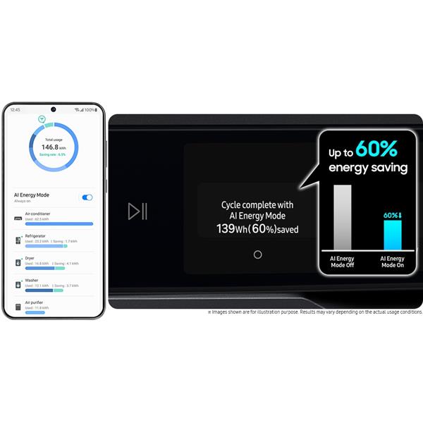 Lavatrice Samsung WF20DG8650BVU3 Carica Frontale 20kg Colore: Nero Classe A