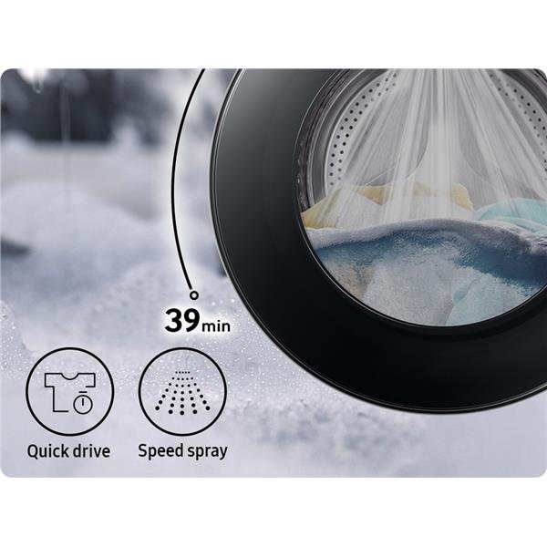 Lavatrice Samsung WF90F09C4SU3 Carica Frontale 9 Kg Classe A-55% Colore Dark Silver