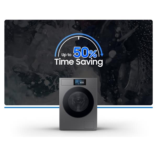 Lavatrice Samsung WF90F09C4SU3 Carica Frontale 9 Kg Classe A-55% Colore Dark Silver