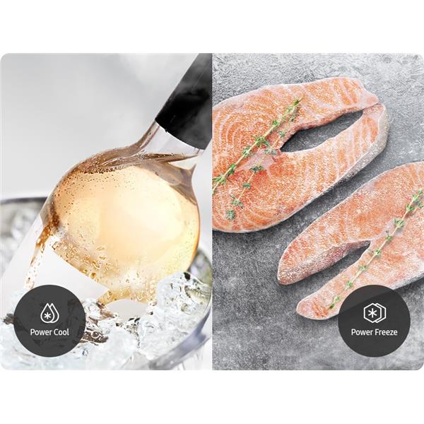 Frigorifero Samsung RS70F64KEFEF Side By Side Nero Classe E con Allaccio Idrico