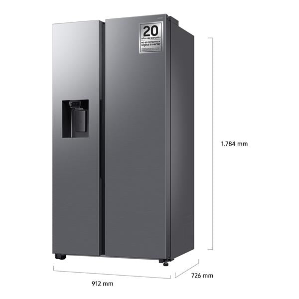 Frigorifero Samsung RS70F64KETEF Side By Side Classe E Inox
