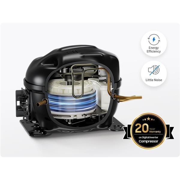 Frigorifero Samsung RS70F65KETEF Side By Side Classe E Acciaio Drink Dispeser