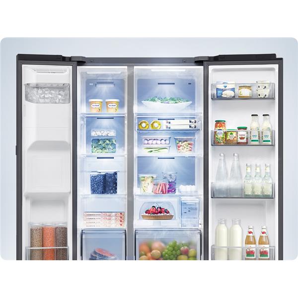 Frigorifero Samsung RS90F65EDTEF Side By Side Classe D Inox con Drink Dispenser