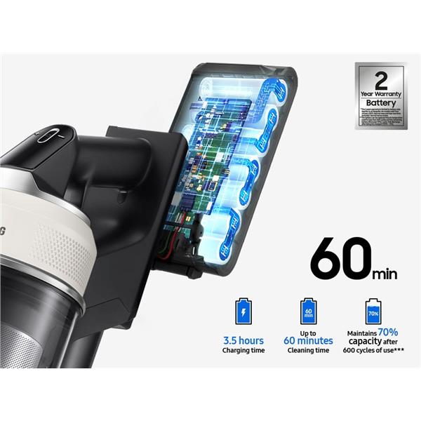 Aspirapolvere senza filo Samsung VS80F28DLP Bespoke Jet™ AI LITE pet 280W