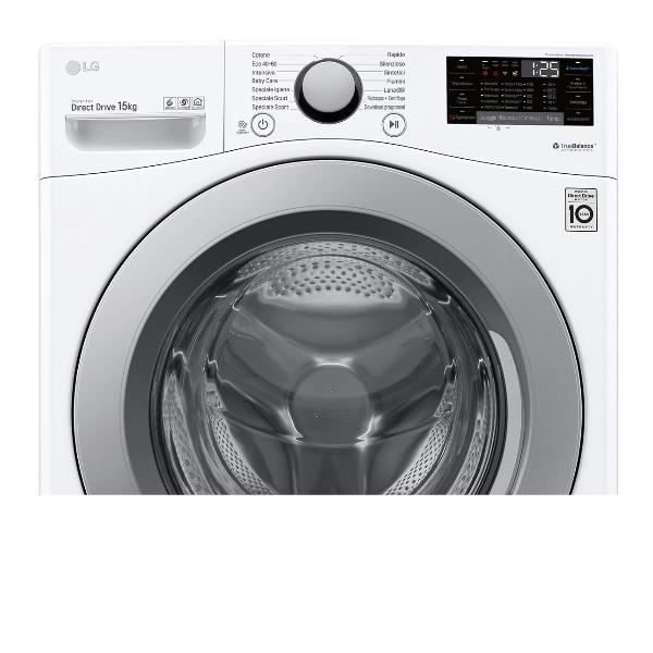 Lavatrice LG F1P1CN4WC Carica Frontale 15kg TurboWash Inverter Classe E