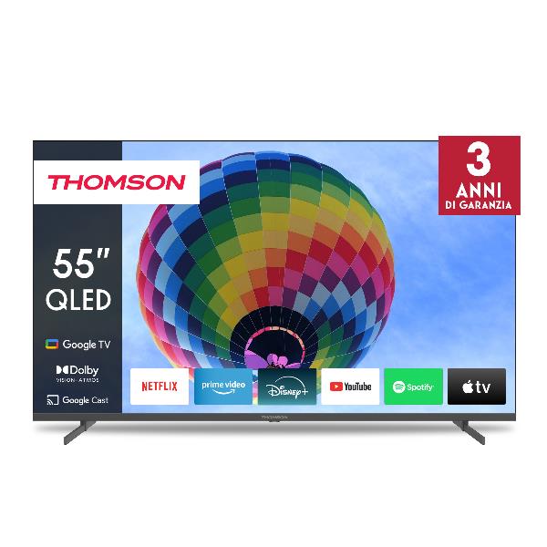 TV Thompson 55QG4S14 55" UHD 4K Smart Google TV QLED