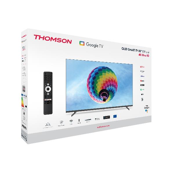 TV Thompson 55QG4S14 55" UHD 4K Smart Google TV QLED