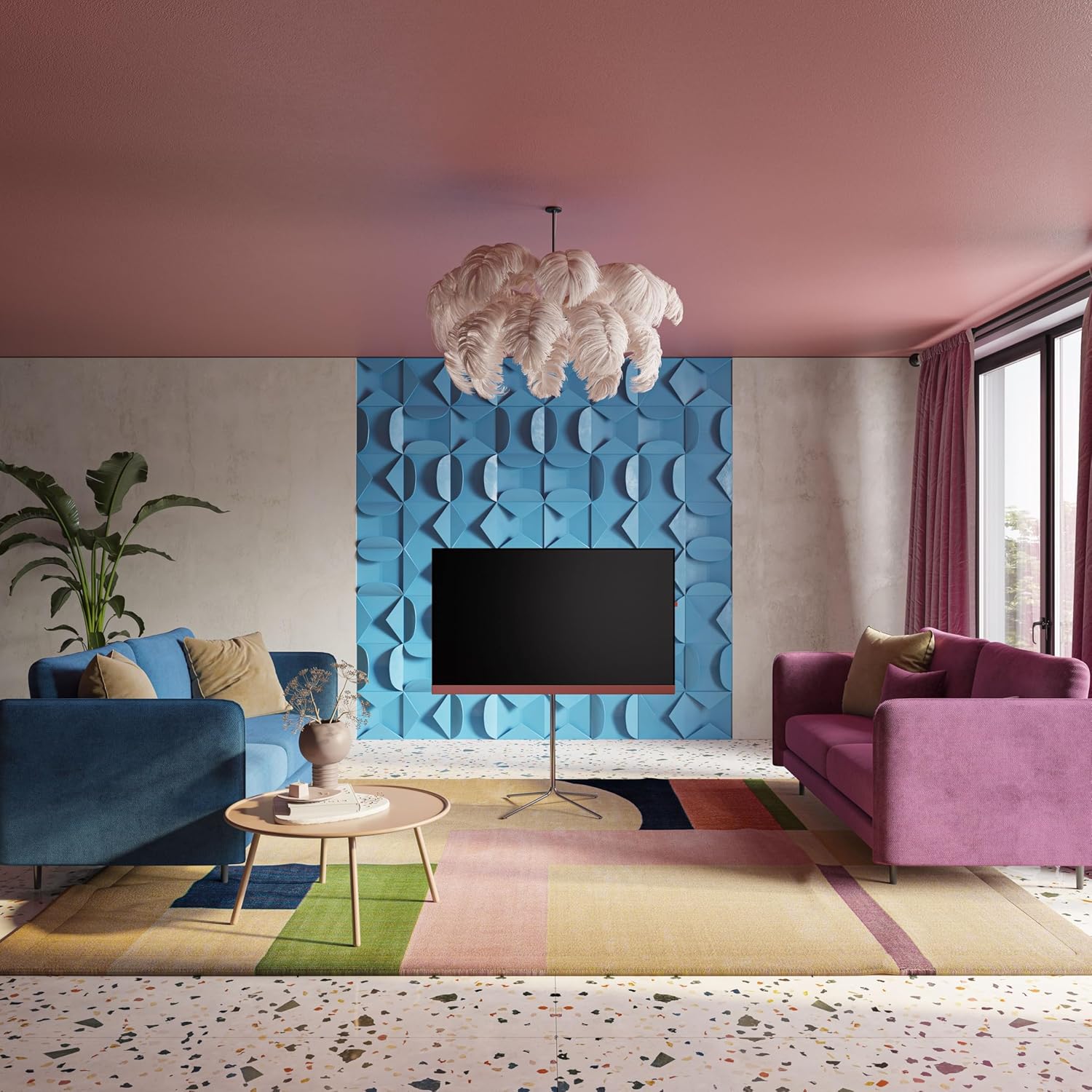 TV Loewe LWWE-43CR Smart TV 43" 4K Coral RED Ultra HD