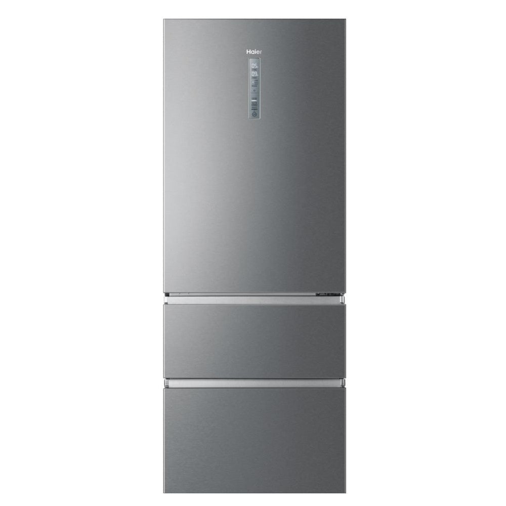 Frigorifero Haier HTOPMNE7193 Tre porte Classe E 70cm Inox Nofrost
