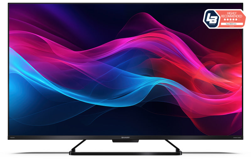 TV Sharp 43GR8765E 43" UHD 4K QLED Frameless Google HDR AI Dolby Atmos