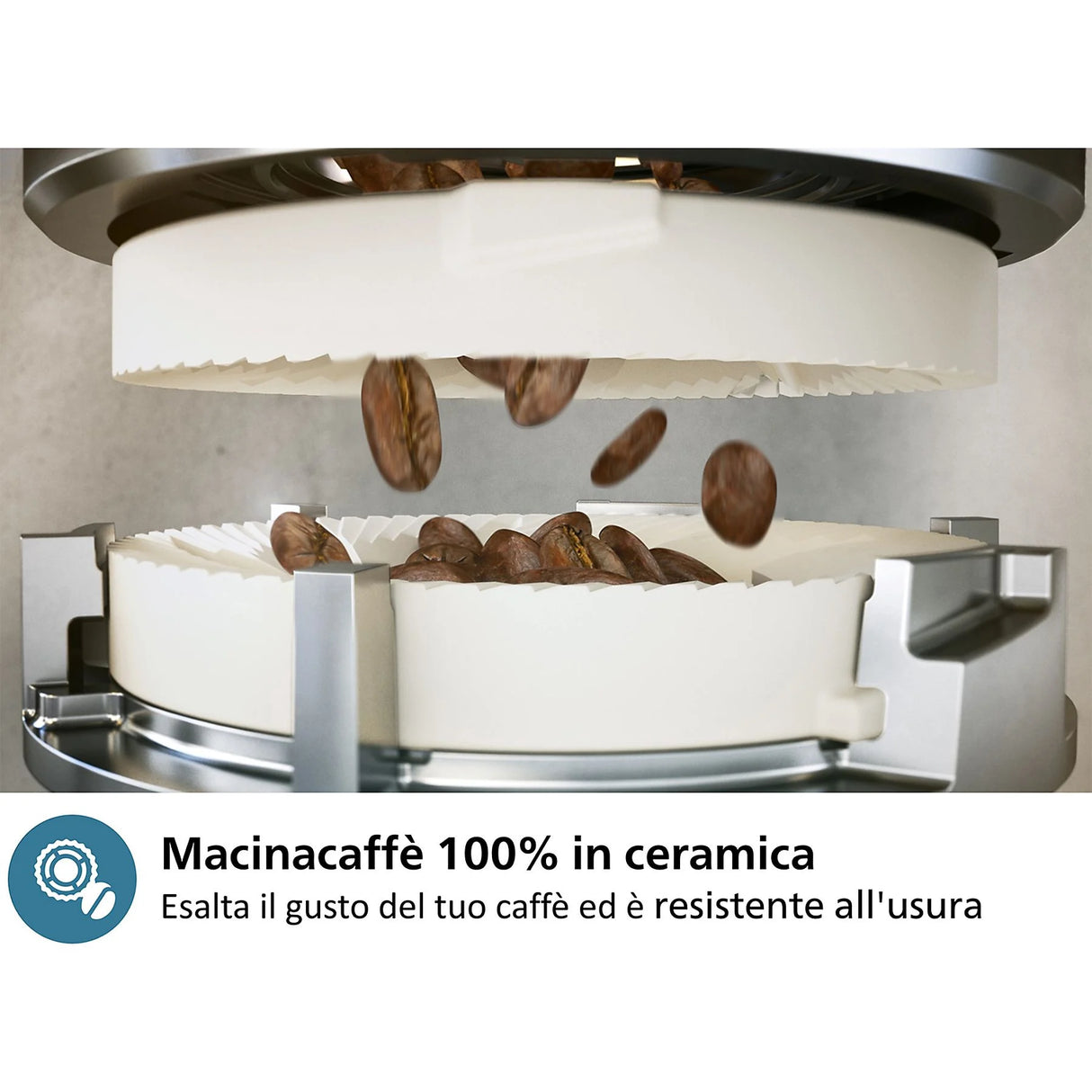 Macchina Caffè Philips EP0820/00 Automatica Display Touch A Colori Macina Caffè In Ceramica Con Montalatte Series 800