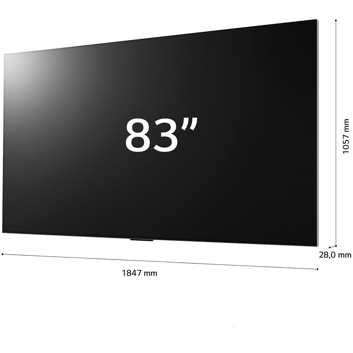 TV LG OLED83G45LW.API 4K 83" OLED Ultra HD Smart TV