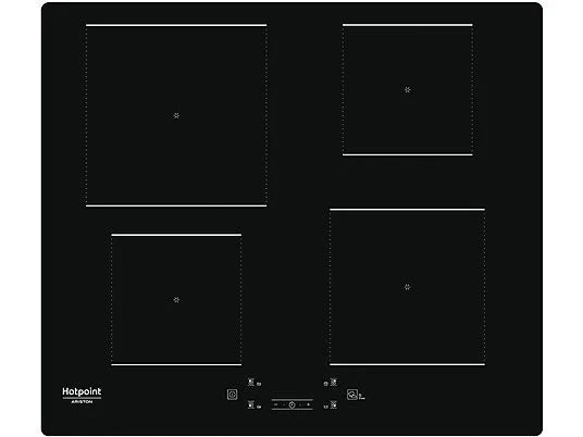 Piano Cottura Induzione Hotpoint HQ5660SNE 60 Cm Colore Nero 4 Zone