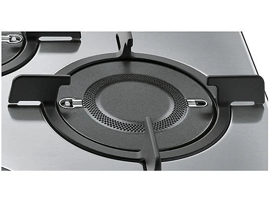 Piano Cottura A Gas Hotpoint FTGHL 641 D/IX/HA 4 Fuochi A Rombo Direct Flame Acciaio Inox